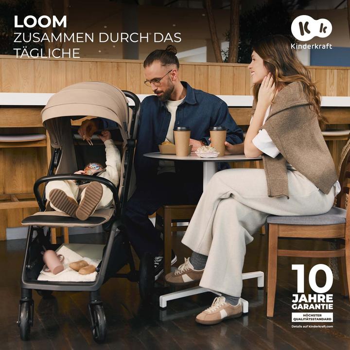 Image du produit KinderKraft poussette LOOM INK BLACK
