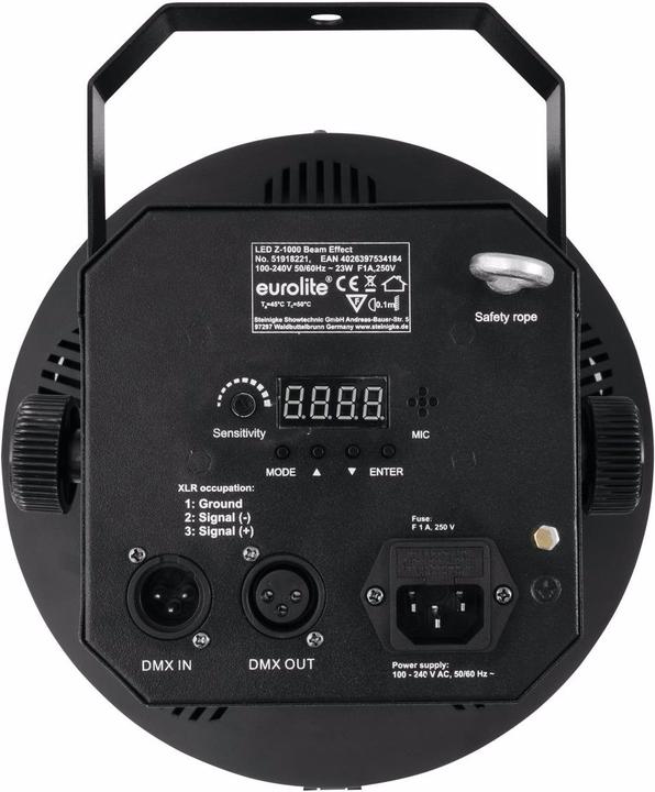 Actual product image Eurolite LED Z-1000 beam effect