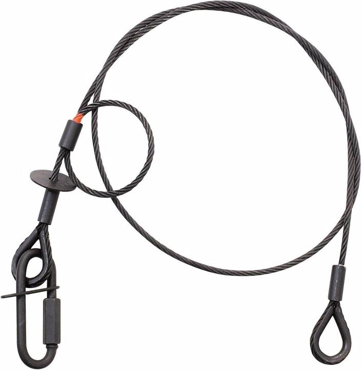 Saveking Safety rope 4x1000 black
