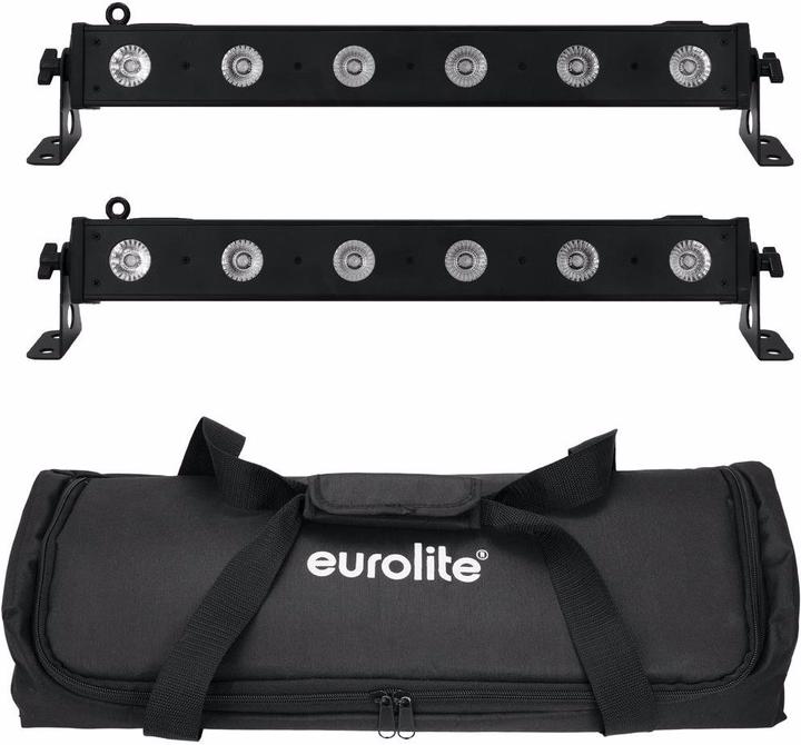 Produktbild Eurolite Set 2x LED BAR-6 QCL RGBW + Soft Bag