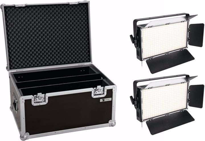 Produktbild Eurolite Set 2x LED PLL-360 3200K Panel + Case