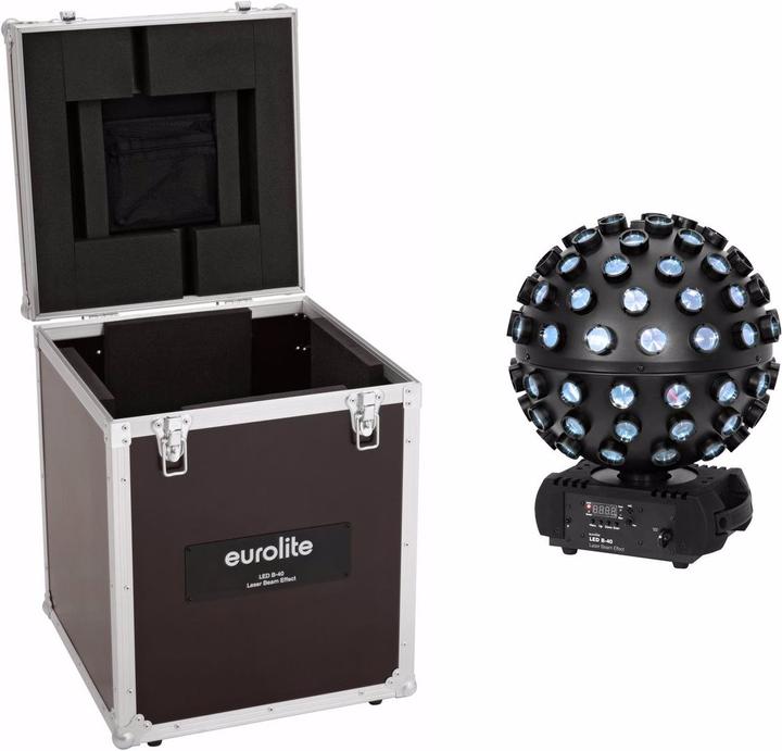Eurolite Set LED B-40 effet de faisceau laser + étui