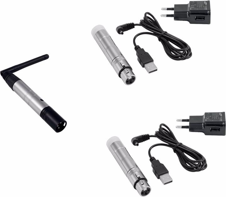 Image du produit Eurolite Set QuickDMX 1x émetteur + 2x AKKU récepteur