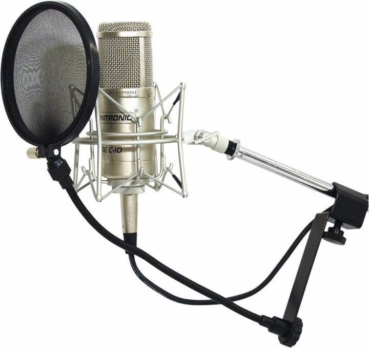 Produktbild Omnitronic Mikrofon-Popfilter schwarz