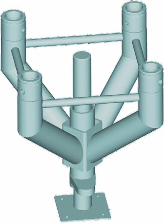 Image du produit Alutruss Pied de mise à niveau QUADLOCK QNF-300