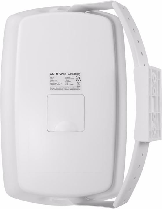 Actual product image Omnitronic OD-8 wall speaker 8Ohm white 2x (Active, 1x 50 W)