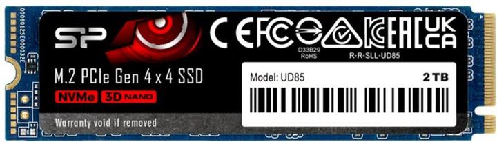 Actual product image Silicon Power SSD 500GB PCI-E UD85 Gen 4x4 NVMe (500 GB, M.2 2280)