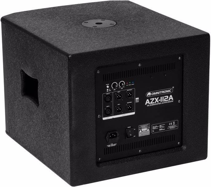 Image du produit Omnitronic AZX-112A Subwoofer de sonorisation actif 300W (Passif, 1x 300 W)