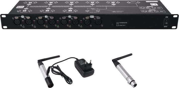 Image du produit Eurolite Set DMX Split 8X Splitter + émetteur + récepteur