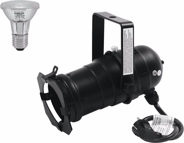 Actual product image Eurolite Set PAR-20 Spot sw + PAR-20 230V SMD 6W E-27 LED 6500K