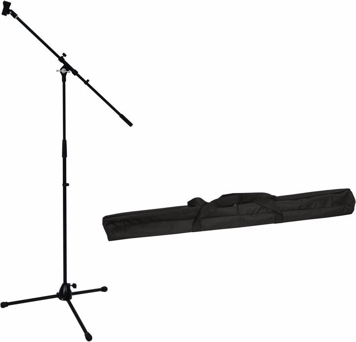 Immagine prodotto Omnitronic Set asta microfono con braccio PRO nero + borsa