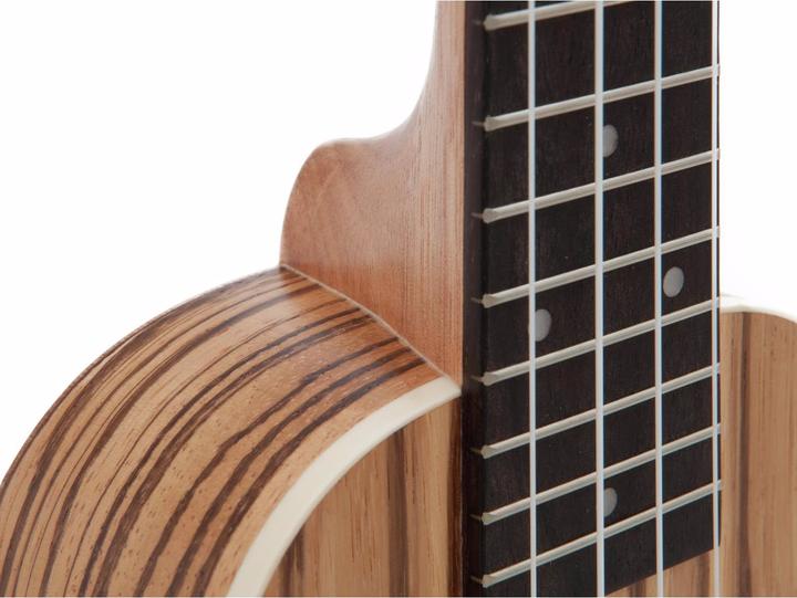 Actual product image Dimavery UK-400 Ukulele Soprano "Zebrawood (Soprano, Soprano)