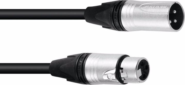 Actual product image Psso DMX cable XLR 3pin 20m sw Neutrik (20 m, XLR)