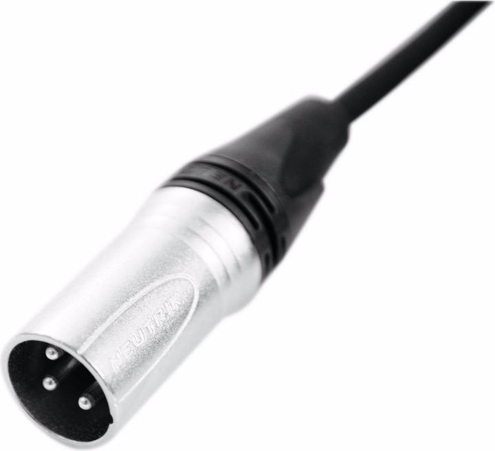 Actual product image Psso DMX cable XLR 3pin 20m sw Neutrik (20 m, XLR)