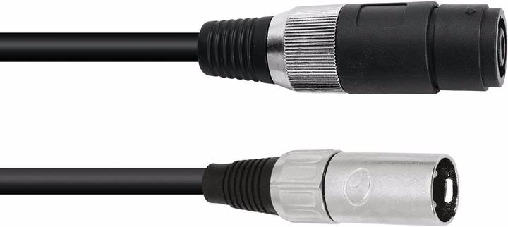 Actual product image Omnitronic Adapter cable Speaker(F)/XLR(M) 1m sw (1 m, XLR)