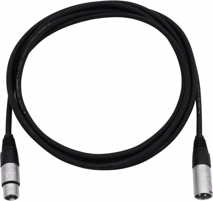 Actual product image Sommer Cable XLR cable 3pin 3m sw Neutrik (3 m, XLR)