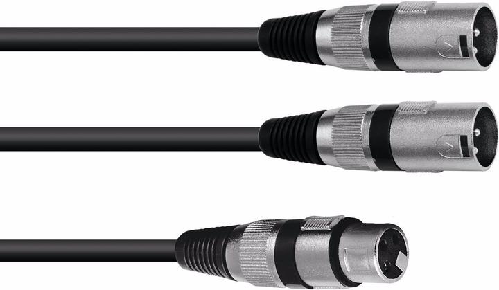 Immagine prodotto Omnitronic 30225203 Cavo adattatore XLR (1x XLR femmina 3 poli (0.50 m, XLR)