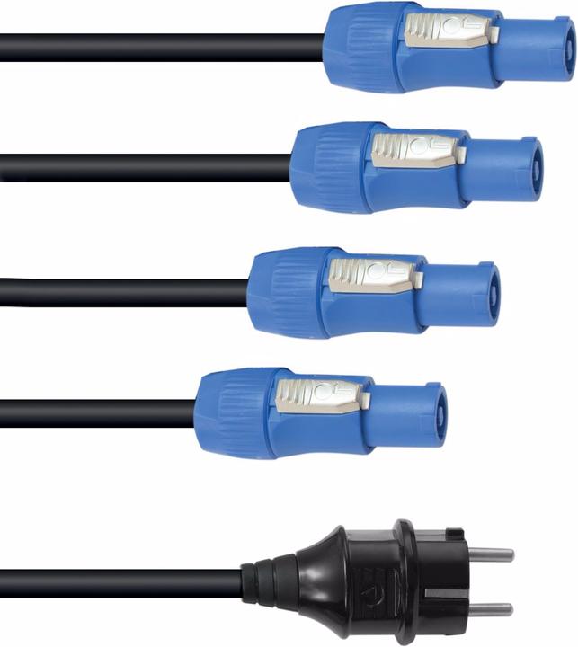 Actual product image Eurolite P-Con power cable 1-4, 3x2,5mm²