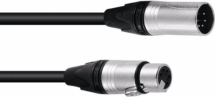 Immagine prodotto Psso Cavo DMX XLR 5pin 0,5m sw Neutrik (0.50 m, XLR)