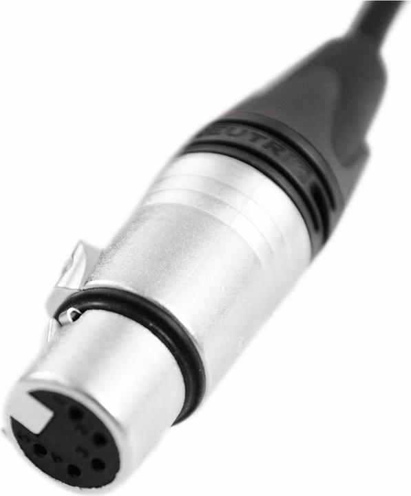 Immagine prodotto Psso Cavo DMX XLR 5pin 0,5m sw Neutrik (0.50 m, XLR)