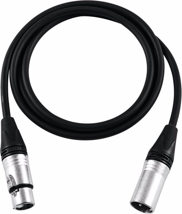 Actual product image Psso XLR cable 3pin 7,5m sw Neutrik (7.50 m, XLR)