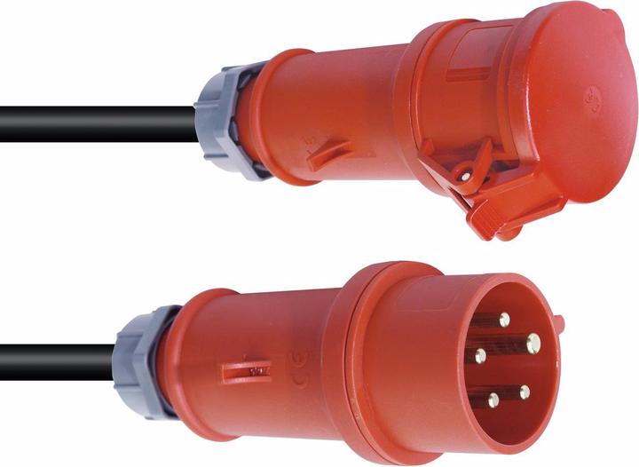 Actual product image Psso CEE extension 32A 5x6 25m red (25 m)