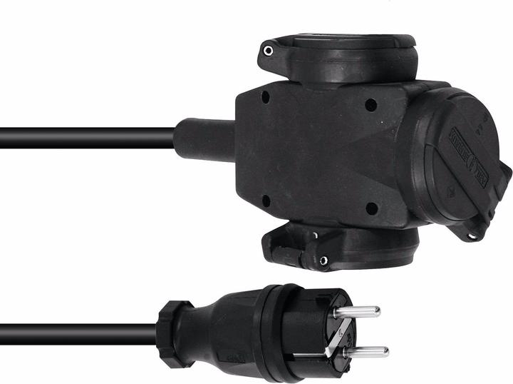 Produktbild Psso Verlängerung 3x2,5 5m 3-fach sw (5 m)