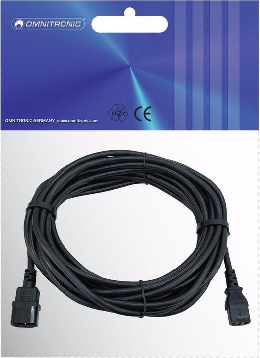 Immagine prodotto Omnitronic Estensione apparecchio freddo 3x1,5 10m sw (10 m)