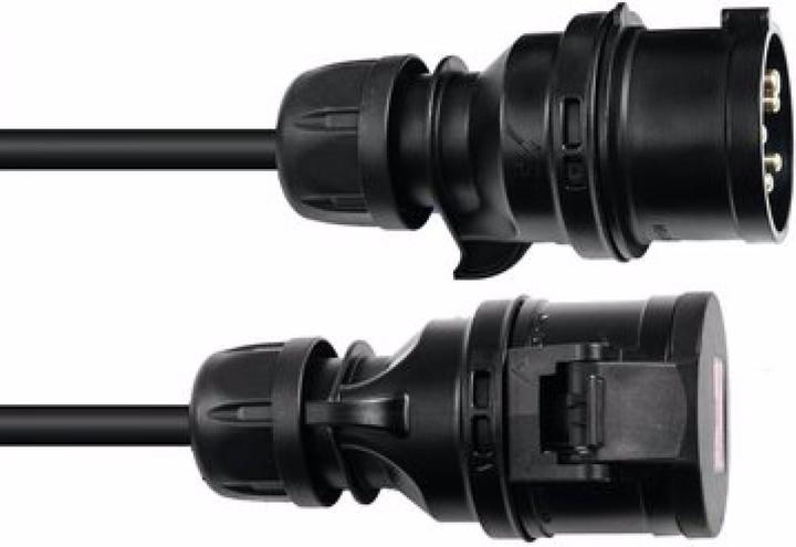 Actual product image Psso CEE Extension 16A 5x2,5 5m Black Edition (5 m, CEE)