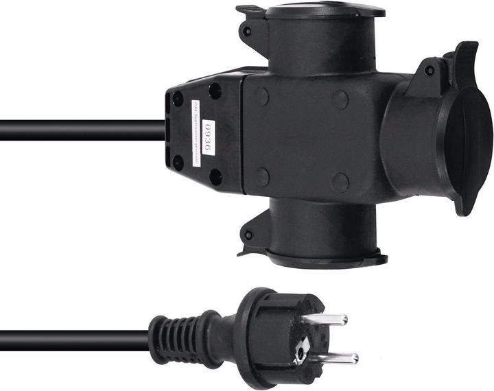 Produktbild Eurolite Verlängerung 3x1,5 3m 3-fach (3 m, 3-Polig)