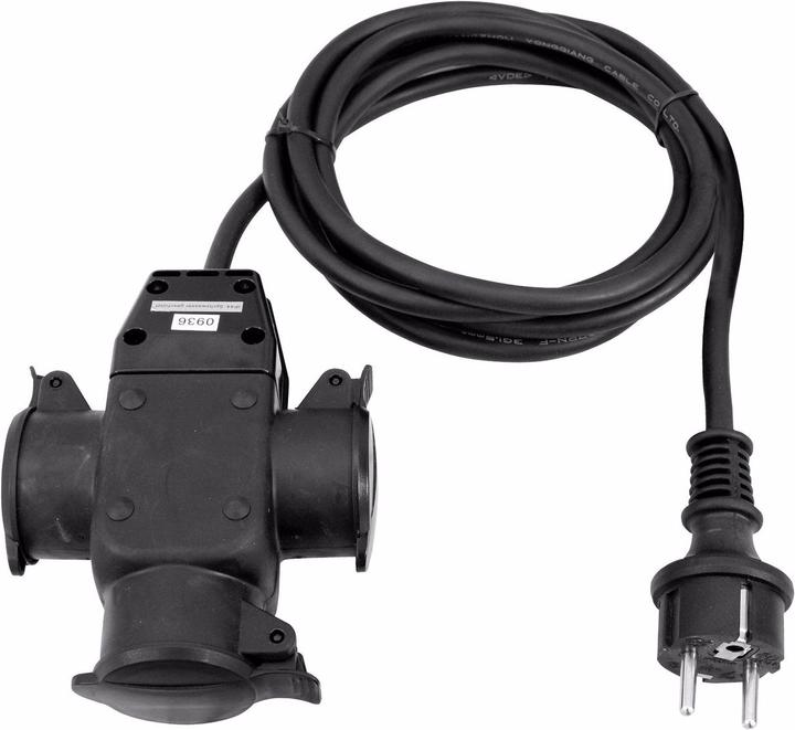 Produktbild Eurolite Verlängerung 3x1,5 3m 3-fach (3 m, 3-Polig)