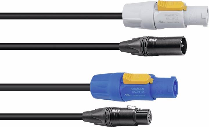 Produktbild Sommer Cable Kombikabel DMX PowerCon/XLR 2,5m (2.50 m, XLR, PowerCon)