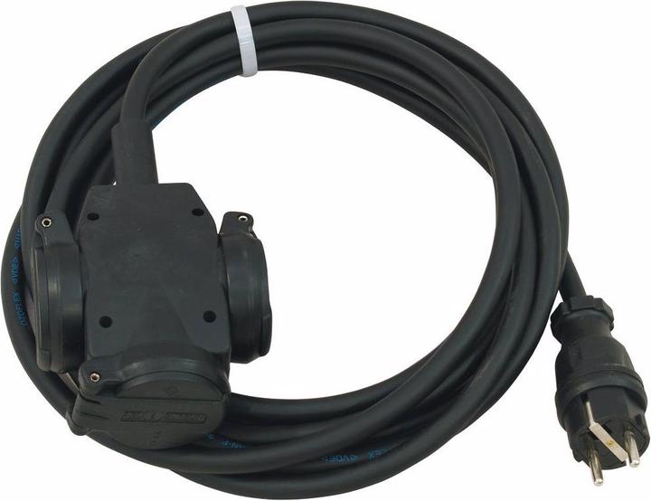 Produktbild Psso Verlängerung 3x2,5 5m 3-fach sw (5 m)