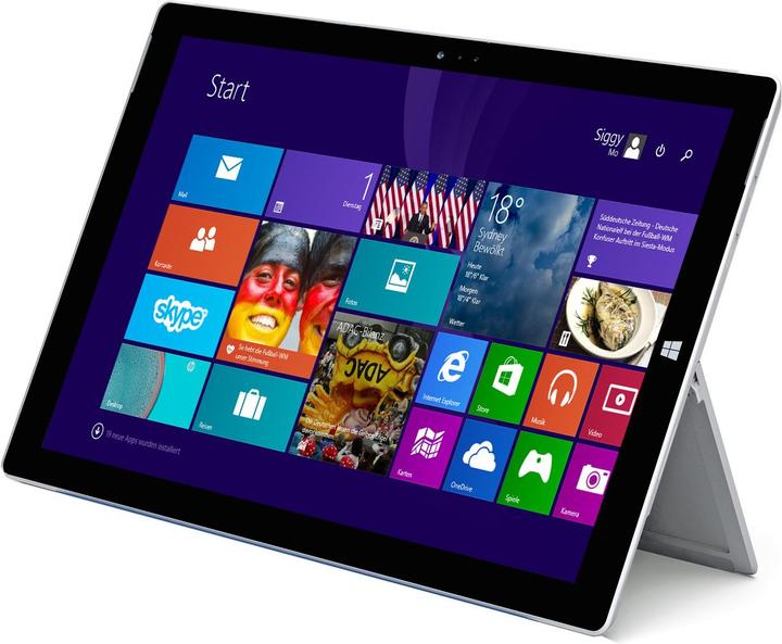 Produktbild Microsoft Surface Pro 3, 64GB SSD (12", Intel Core i3-4020Y, 4 GB, 64 GB)