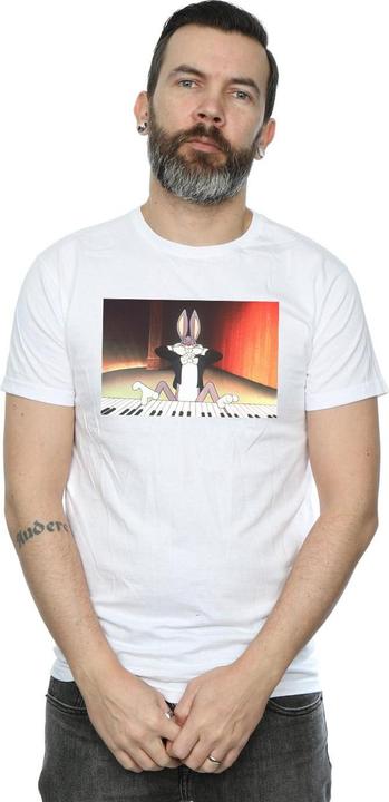 Image du produit Looney Tunes - T-shirt BUGS BUNNY PLAYING PIANO - Homme (XL)