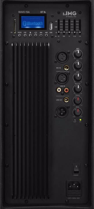 Image du produit Img Stage Line Boîte de sonorisation active 15Z, 400 W, BT, MP3, USB + SD (Actif, 1x 250 W)