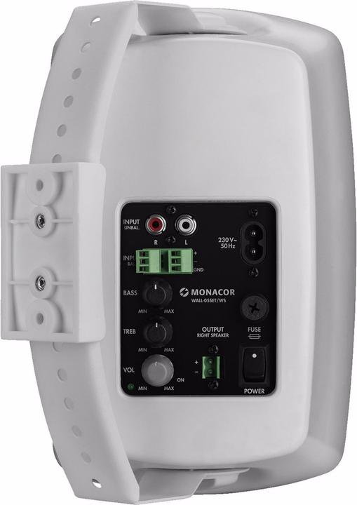 Actual product image Monacor Active speaker set, 5 inch box (Active, 2x 30 W)