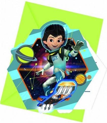 Produktbild Miles From Tomorrowland Weltraum Einladungen (6er Pack) (6 Stk.)