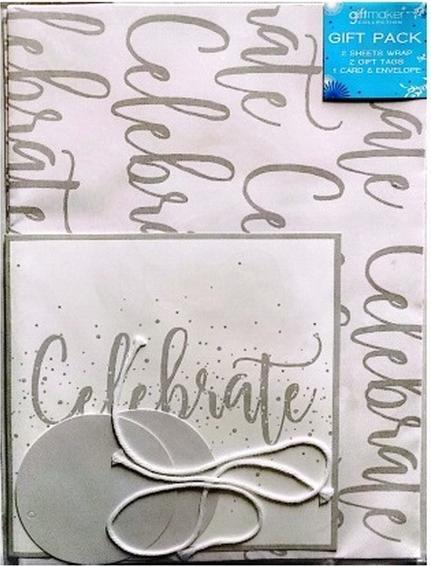 Immagine prodotto Giftmaker Celebrazione Confezione Regalo e Carta Set Misura Confezione 5 (Carta da regalo, 5 x)