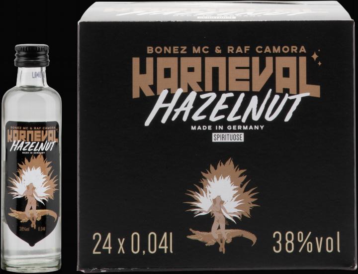 Image du produit Bonez MC & RAF Camora Vodka aux noisettes de carnaval, paquet de 24