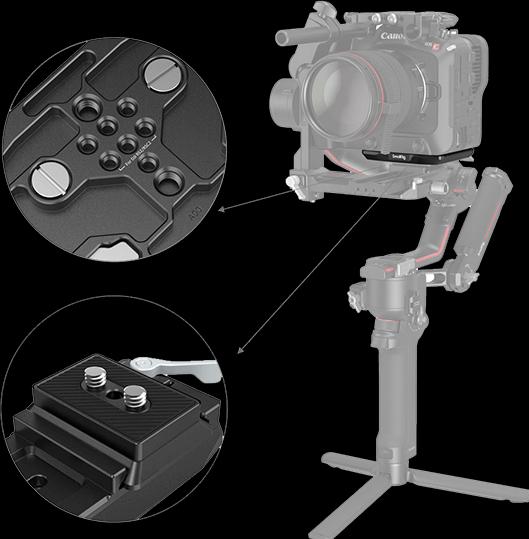 Actual product image SmallRig Bottom Plate for Canon C70 3189