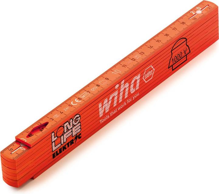 Actual product image Wiha Longlife (cm, mm)