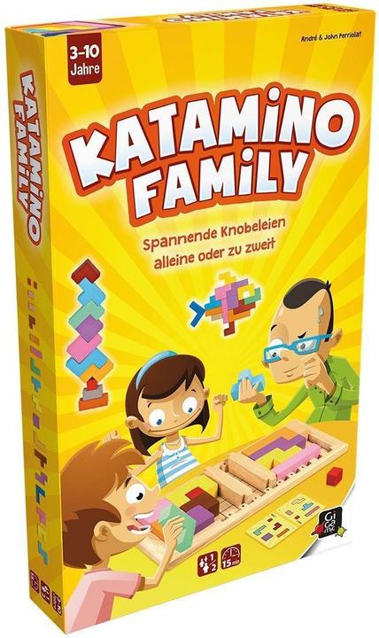 Image du produit Gigamic Katamino Family, jeu de puzzle, pour 1-2 joueurs, à partir de 3 ans (FR edition) (Allemand)