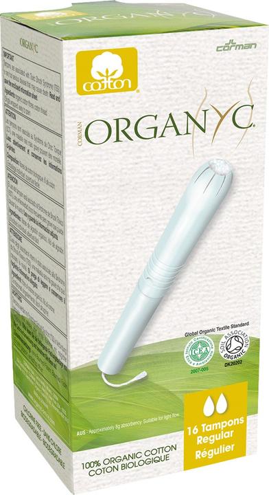 Produktbild Organyc Tampons Regular - 100% biologische Baumwolle (16 x, Normal)