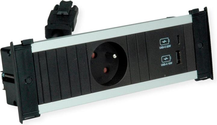 Image du produit Bachmann KAPSA S 1xUTE 1xUSB A&C 22W 0,2m GST18 (1 x, CEE 7/3, PECO 7/5, 0.20 m)