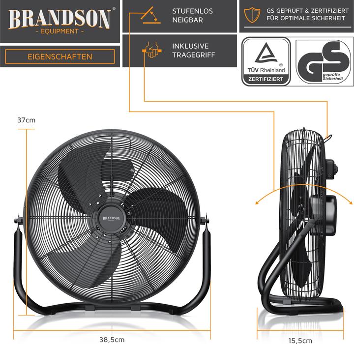 Image du produit Brandson Windmaschine (66 dB)