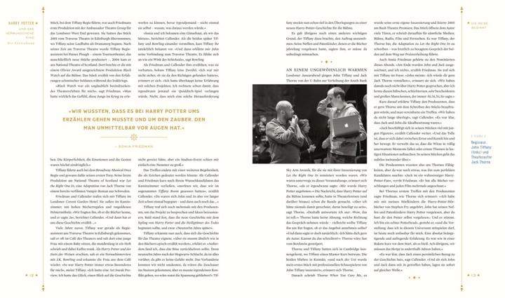 Produktbild Harry Potter und das verwunschene Kind: Die Entstehung – Hinter den Kulissen des gefeierten (Deutsch, Ursula Held, J.K. Rowling, Anja Hansen-Schmidt, 2021)