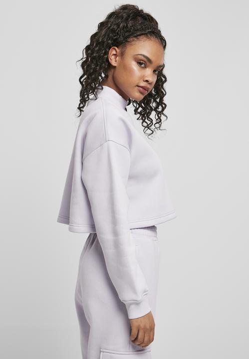 Actual product image Urban Classics Ladies Cropped Oversized Sweat High Neck Crew - 14225 (S)