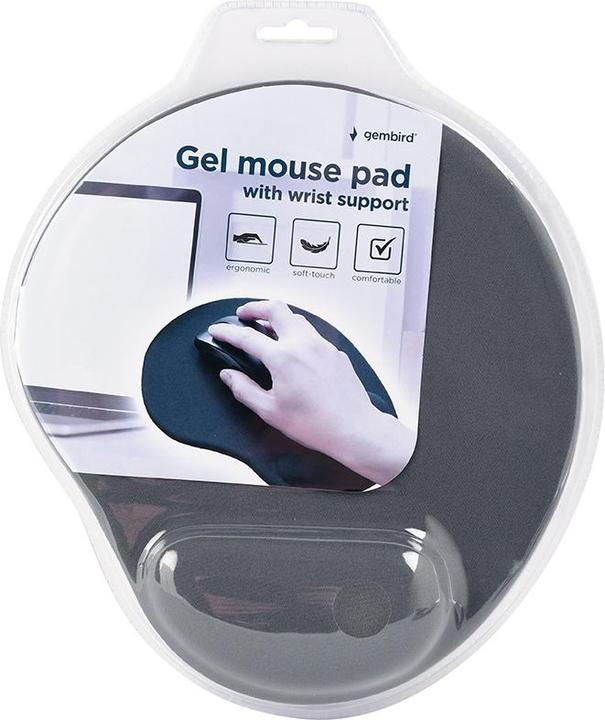 Actual product image Gembird MP-GEL-GR Mouse Pad Grey