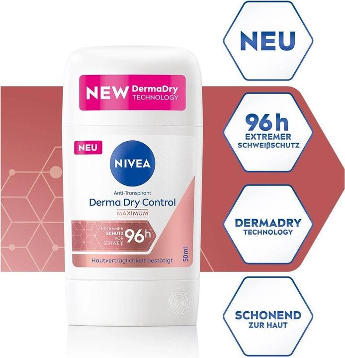 Image du produit NIVEA Derma Dry Control Stick (Stick, 50 ml)